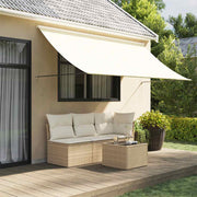 Vidaxl Laifel extensible 300x150 cm tissu et crème en acier -colore - afbeelding 1