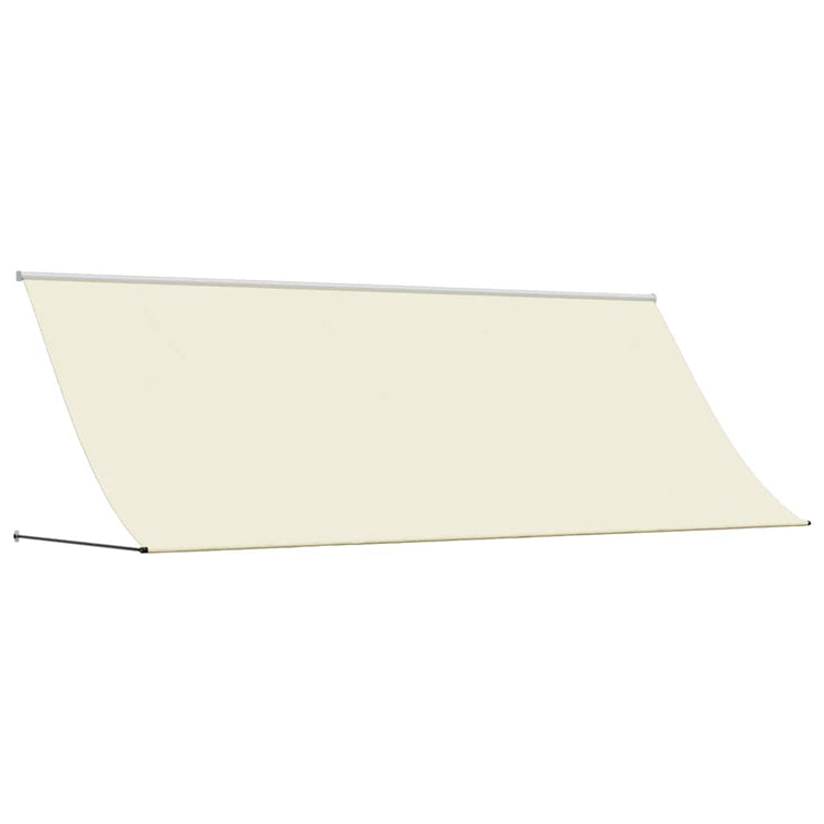 Vidaxl Laifel extensible 400x150 cm tissu et crème en acier -colore
