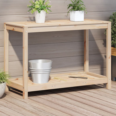 Tableau Vidaxl Botto avec étagère 108x50x75 cm Pine solide