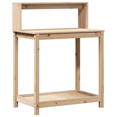 Tableau Vidaxl Botto avec étagères 82.5x50x109.5 cm Pine solide