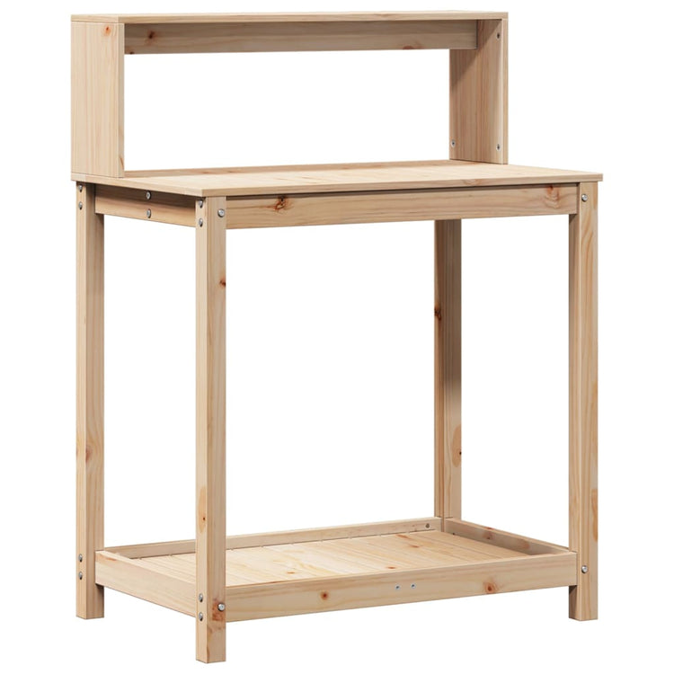 Tableau Vidaxl Botto avec étagères 82.5x50x109.5 cm Pine solide