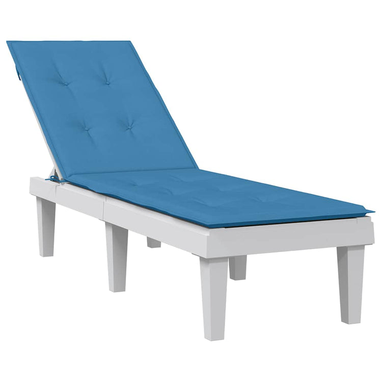 Coussin de chaise de patio vidaxl (75 + 105) tissu x50x3 cm bleu mélangé