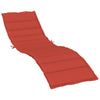 Vidaxl Lounge Cushion 200x70x4 cm Tissu mélangé rouge