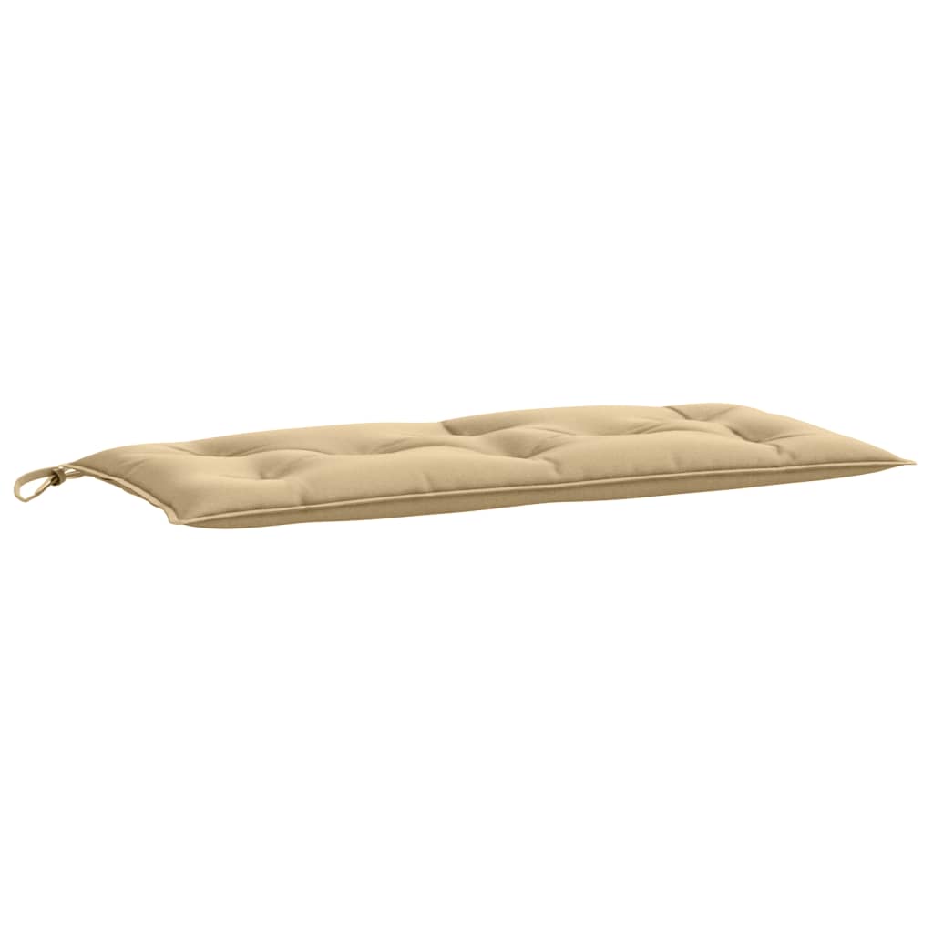 Vidaxl Garden Banc Cushion 100x50x7 cm Tissu mélangé beige