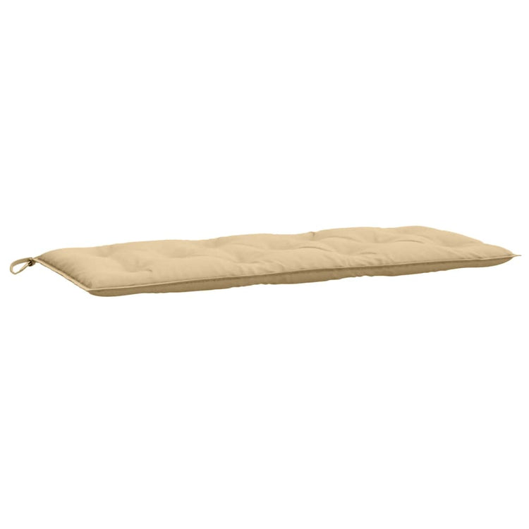 Vidaxl jardin banc coussin 120x50x7 cm tissu beige mélangé