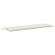 Vidaxl Garden Banc Cushion 180x50x7 cm Crème mélangée en tissu -Colore - afbeelding 2