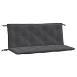 Vidaxl Garden Banc Cushions 2 PCS 120x50x7 cm Couleur d'anthracite mélangée - afbeelding 2