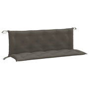 Vidaxl Garden Banc Cushions 2 ST 150X50X7 CM Tissu mixte gris foncé - afbeelding 2