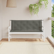 Vidaxl Garden Banc Cushions 2 ST 150X50X7 CM Tissu mixte gris foncé - afbeelding 3