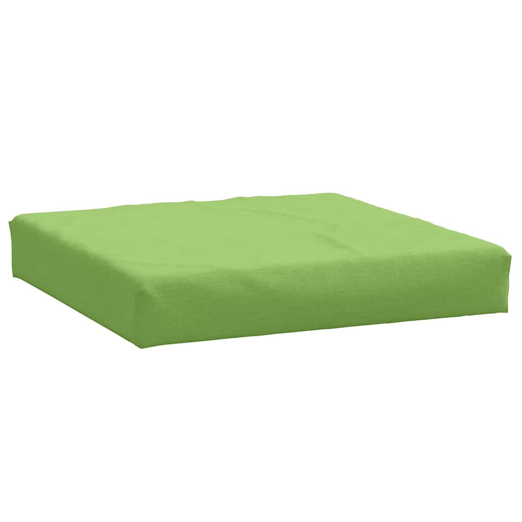 Coussin de palette vidaxl 60x60x10 cm tissu vert mélangé