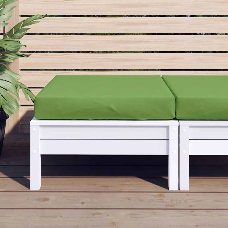 Coussin de palette vidaxl 60x60x10 cm tissu vert mélangé