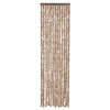 Vidaxl Fly Curtain 56x185 cm CHENILLE BEIGE ET BRORN DOID