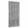 Vidaxl Fly Curtain 90x200 cm CHENILLE GREN ET NOIR ET BLANC