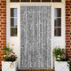 Vidaxl Fly Curtain 90x200 cm CHENILLE GREN ET NOIR ET BLANC