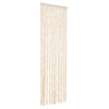 Vidaxl Fly Curtain 56x200 cm CHENILLE BEIGE ET BLANC