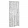 Vidaxl Fly Curtain 90x220 cm CHENILLE GREY