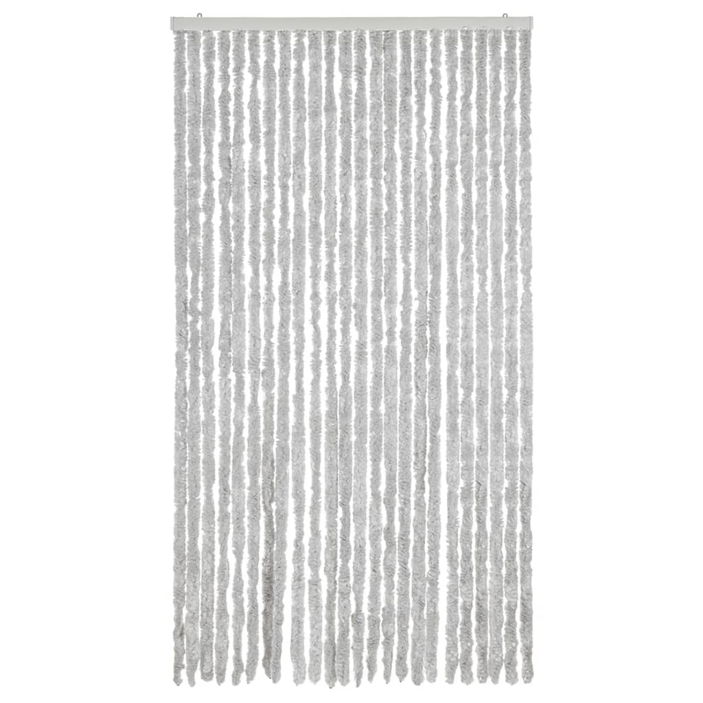 Vidaxl Fly Curtain 100x230 cm CHENILLE GREY