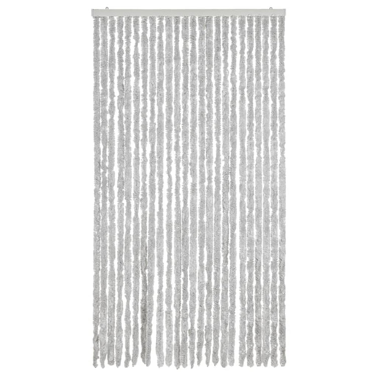 Vidaxl Fly Curtain 100x230 cm CHENILLE GREY
