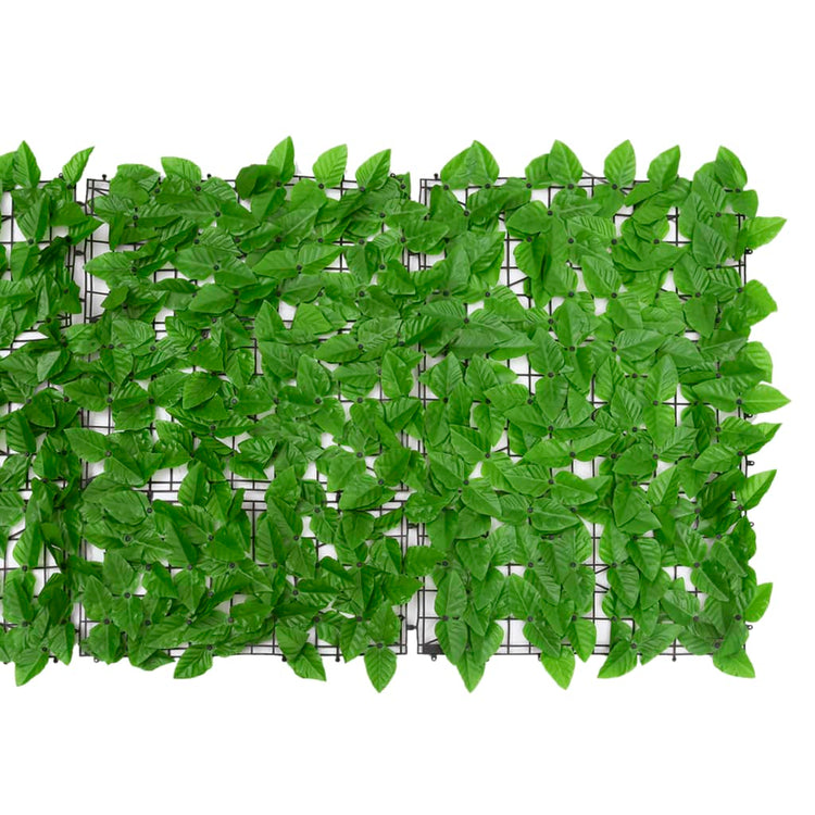 Écran de balcon Vidaxl avec feuilles vertes 600x75 cm