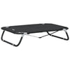 Vidaxl Dog Basket pliable tissu oxford et anthracite en acier -colored