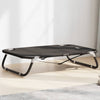 Vidaxl Dog Basket pliable tissu oxford et anthracite en acier -colored