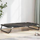 Vidaxl Dog Basket pliable tissu oxford et anthracite en acier -colored