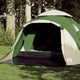 Vidaxl dome tente 3 personnes Fast Release Green