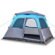 Vidaxl dome tente 6 personnes Fast Release Blue - afbeelding 2