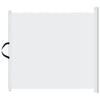 Vidaxx barrière extensible pour animaux de compagnie 82,5x125 cm blanc