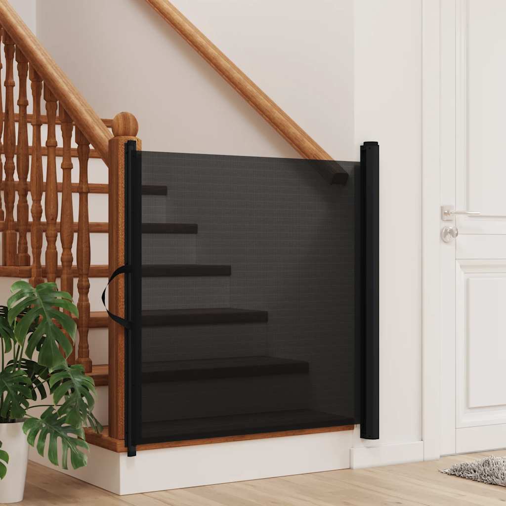 Vidaxx barrière pour animaux extensible 82,5x125 cm noir