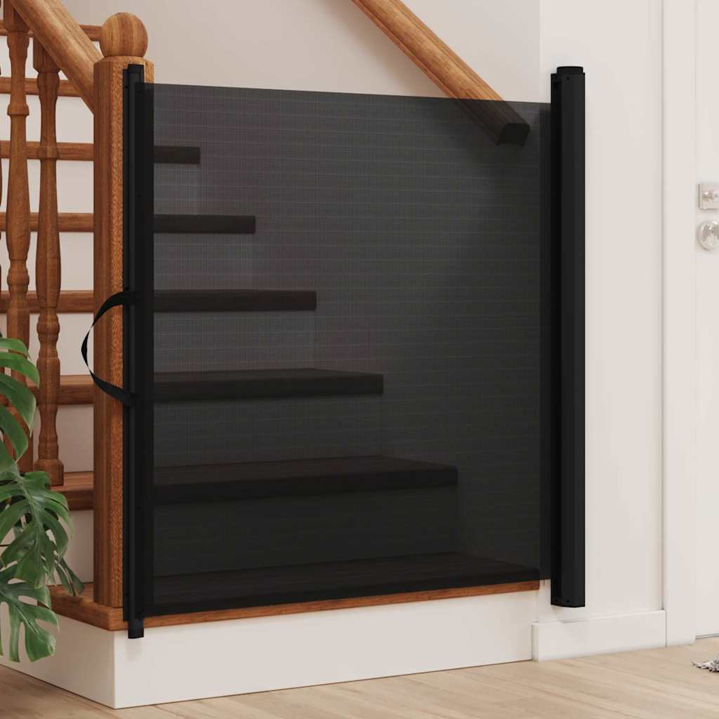 Vidaxx barrière pour animaux extensible 82,5x125 cm noir