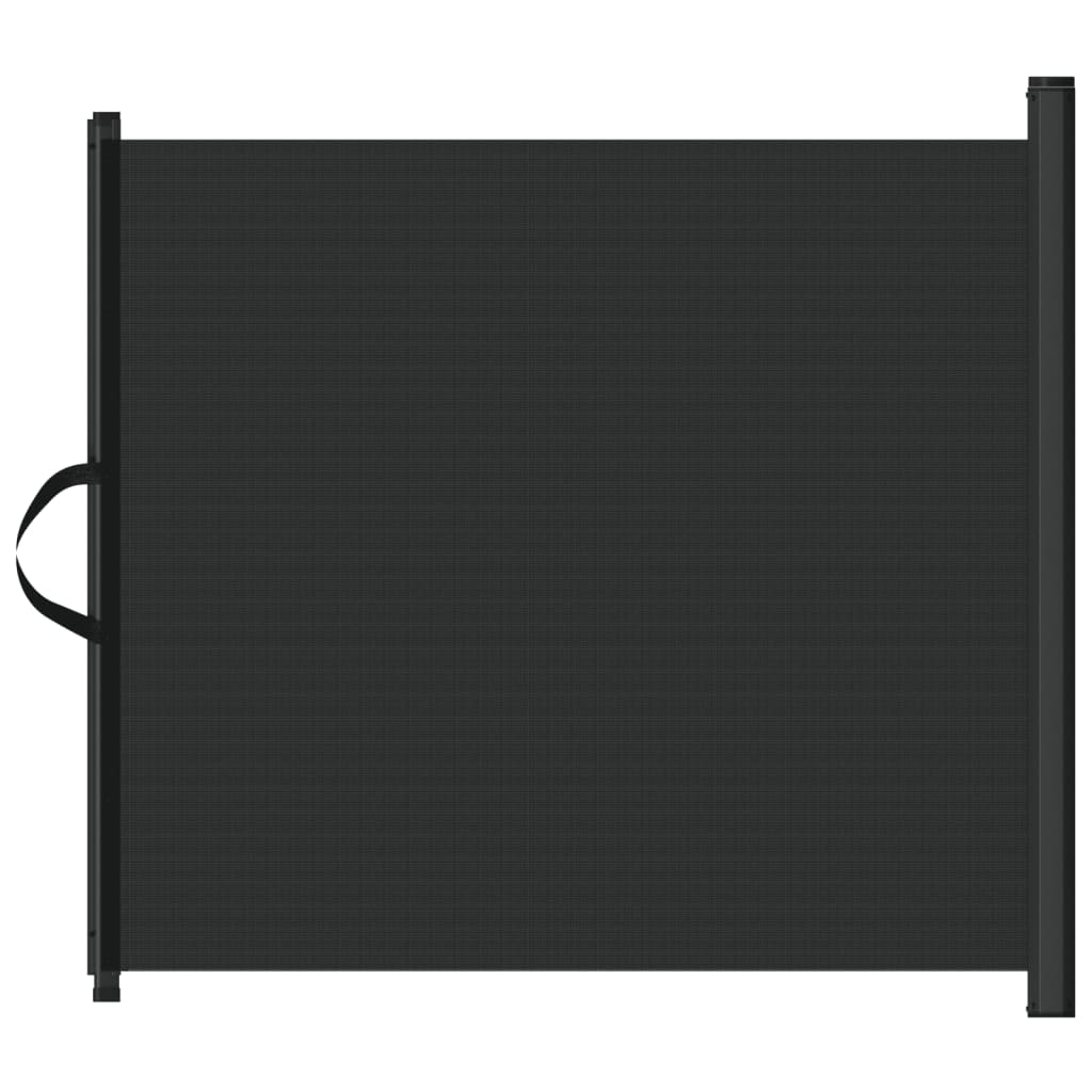 Vidaxl Pet Hek extensible 117,5x125 cm noir