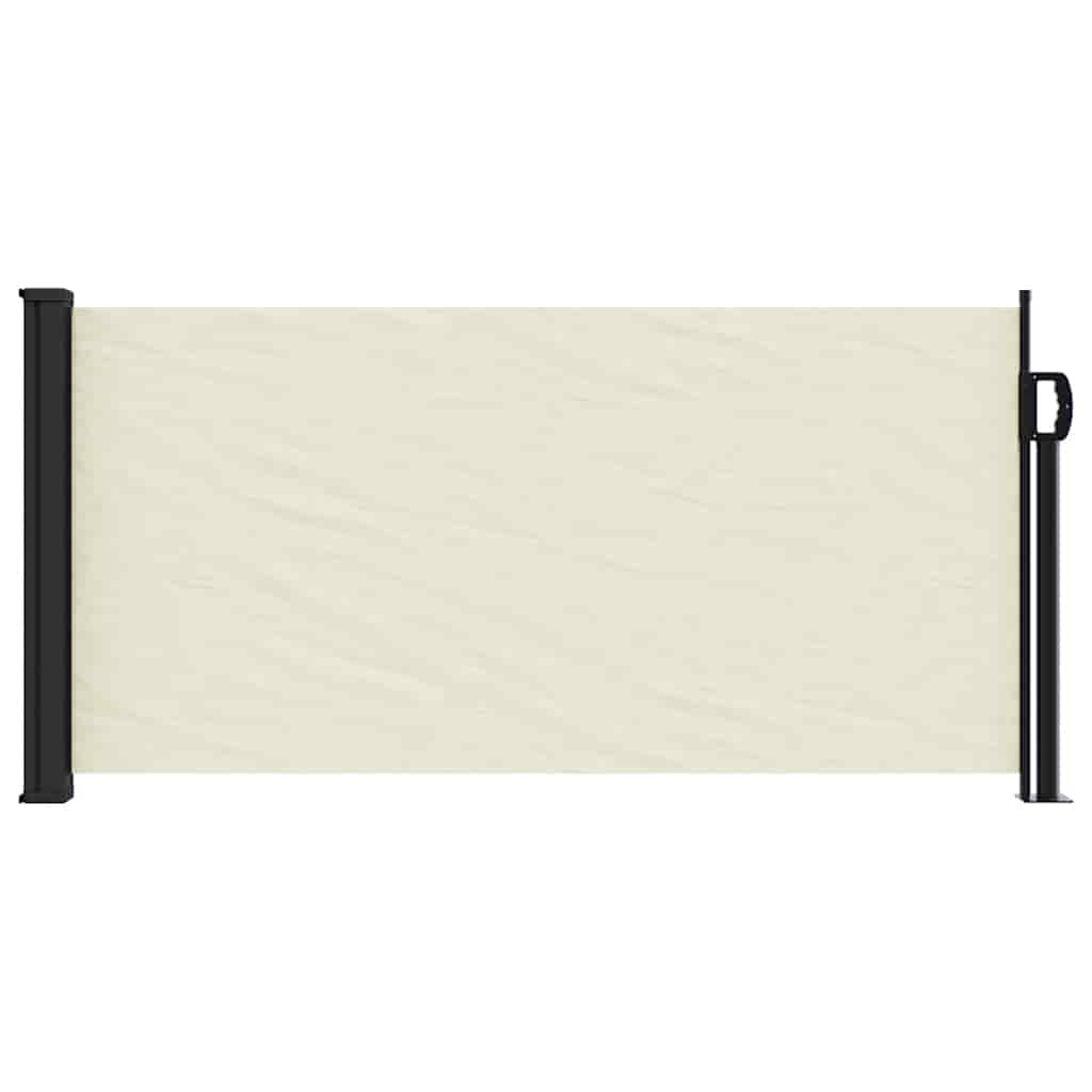 Pare-brise Vidaxl extensible 100x300 cm crème -colored