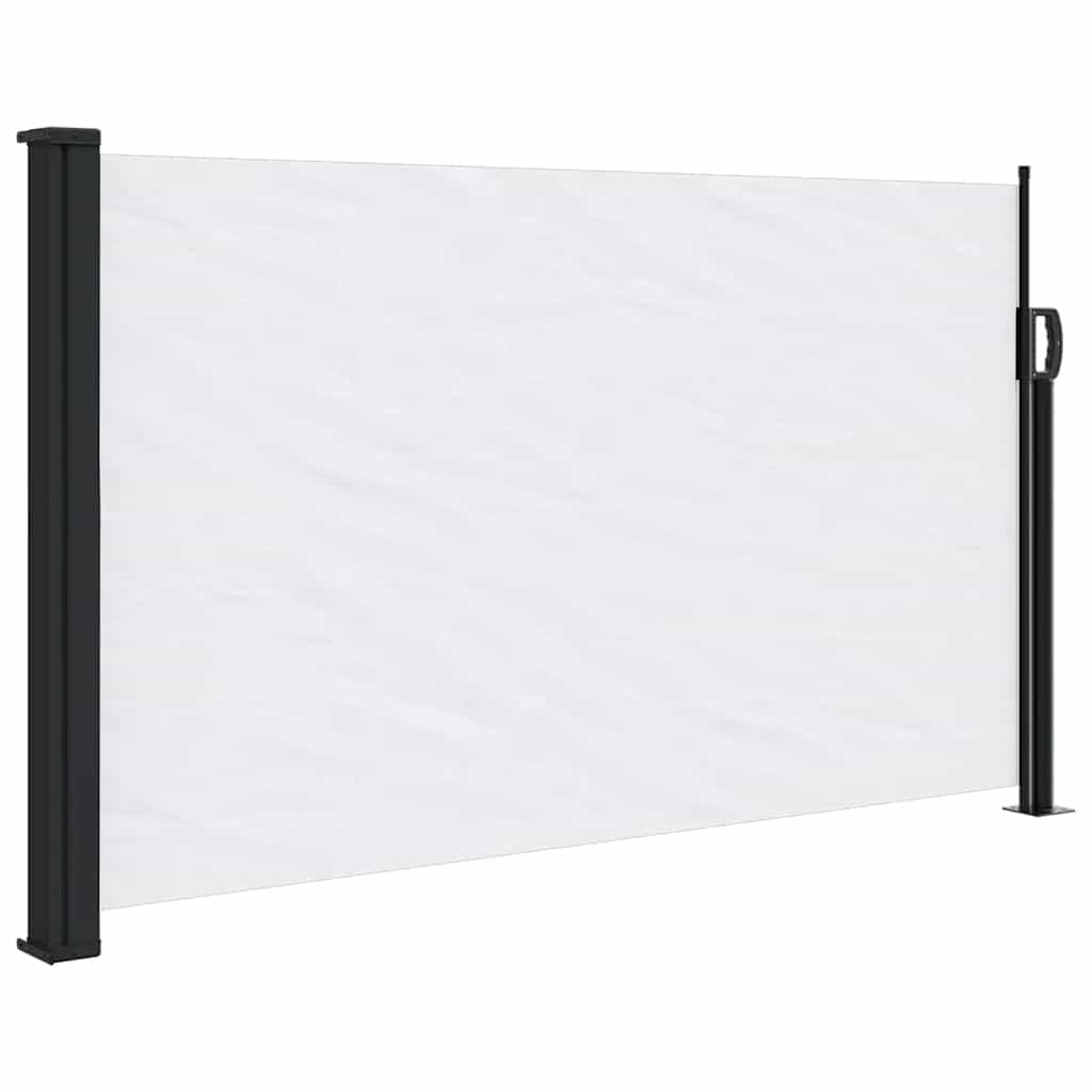 Pare-brise Vidaxl extensible 117x300 cm blanc
