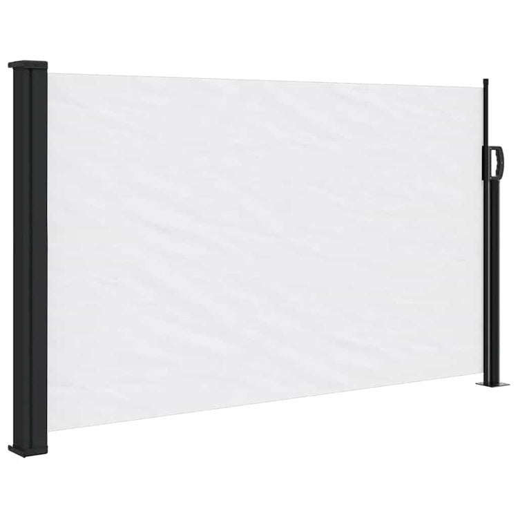 Pare-brise Vidaxl extensible 117x300 cm blanc