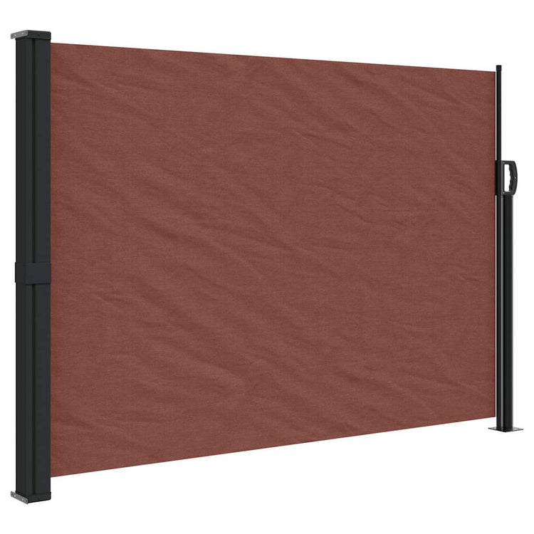 Pare-brise Vidaxl extensible 140x300 cm brun