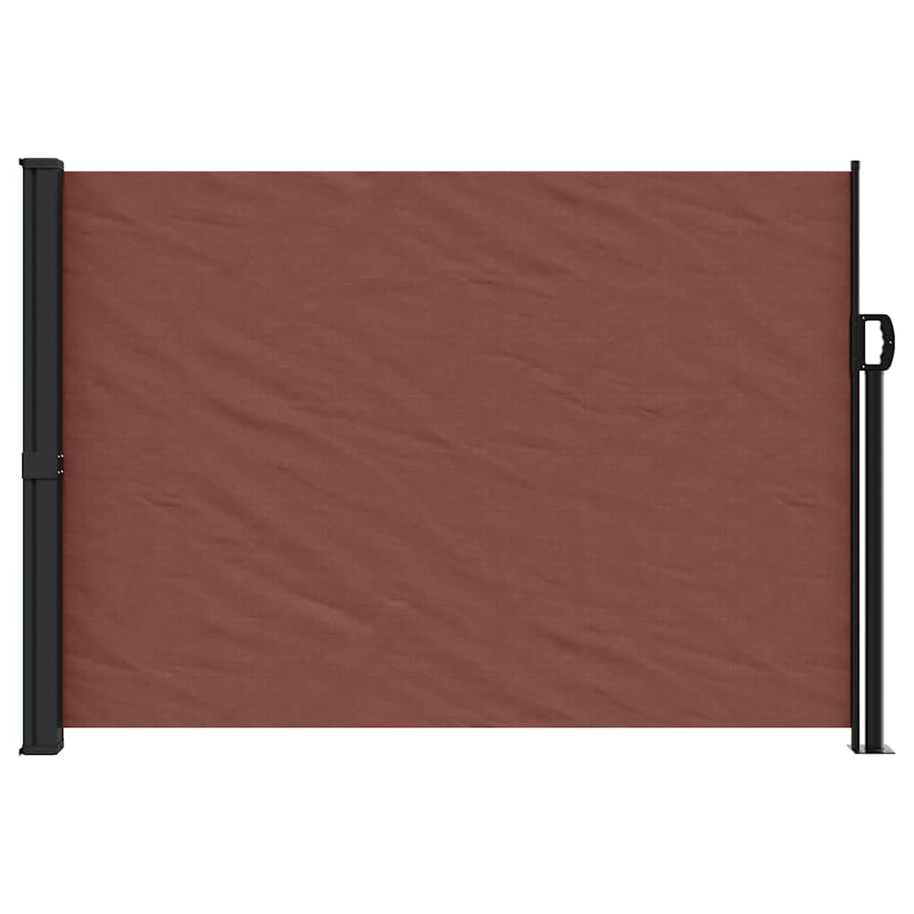Pare-brise Vidaxl extensible 140x300 cm brun