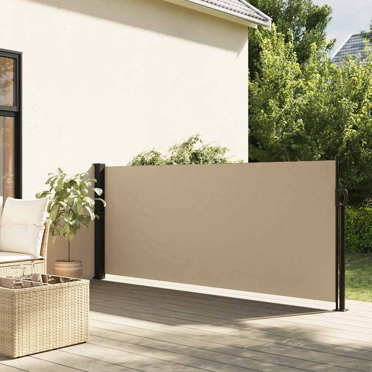 Pare-brise vidaxl extensible 140x300 cm beige