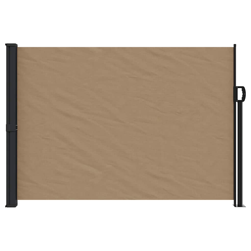 Pare-brise vidaxl extensible 140x300 cm taupe