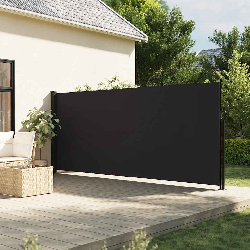 Pare-brise Vidaxl extensible 160x300 cm noir