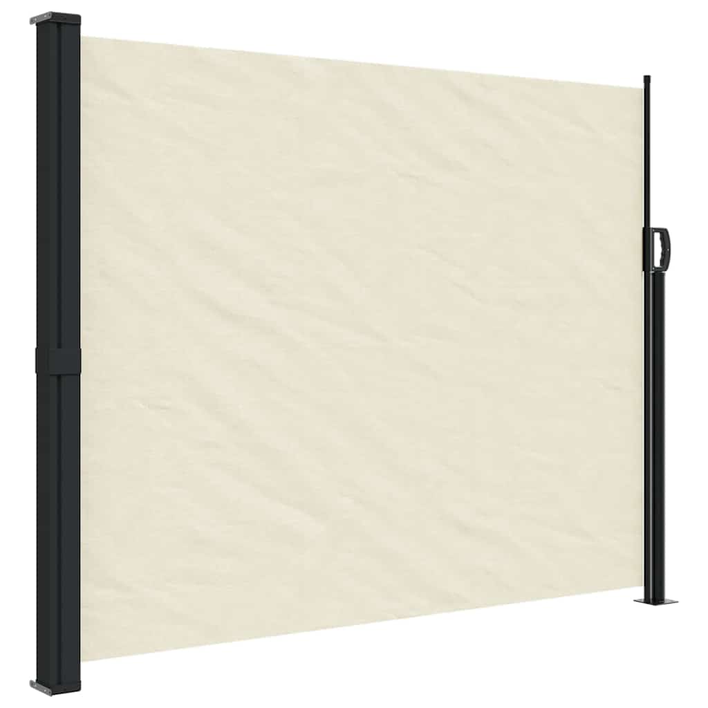 En pare-brise Vidaxl extensible 160x300 cm Crème -colored