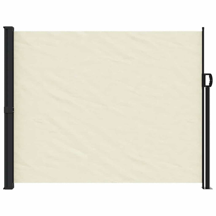 En pare-brise Vidaxl extensible 160x300 cm Crème -colored