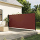 Pare-brise Vidaxl extensible 160x300 cm brun