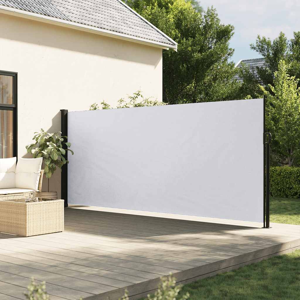Pare-brise Vidaxl extensible 160x300 cm blanc