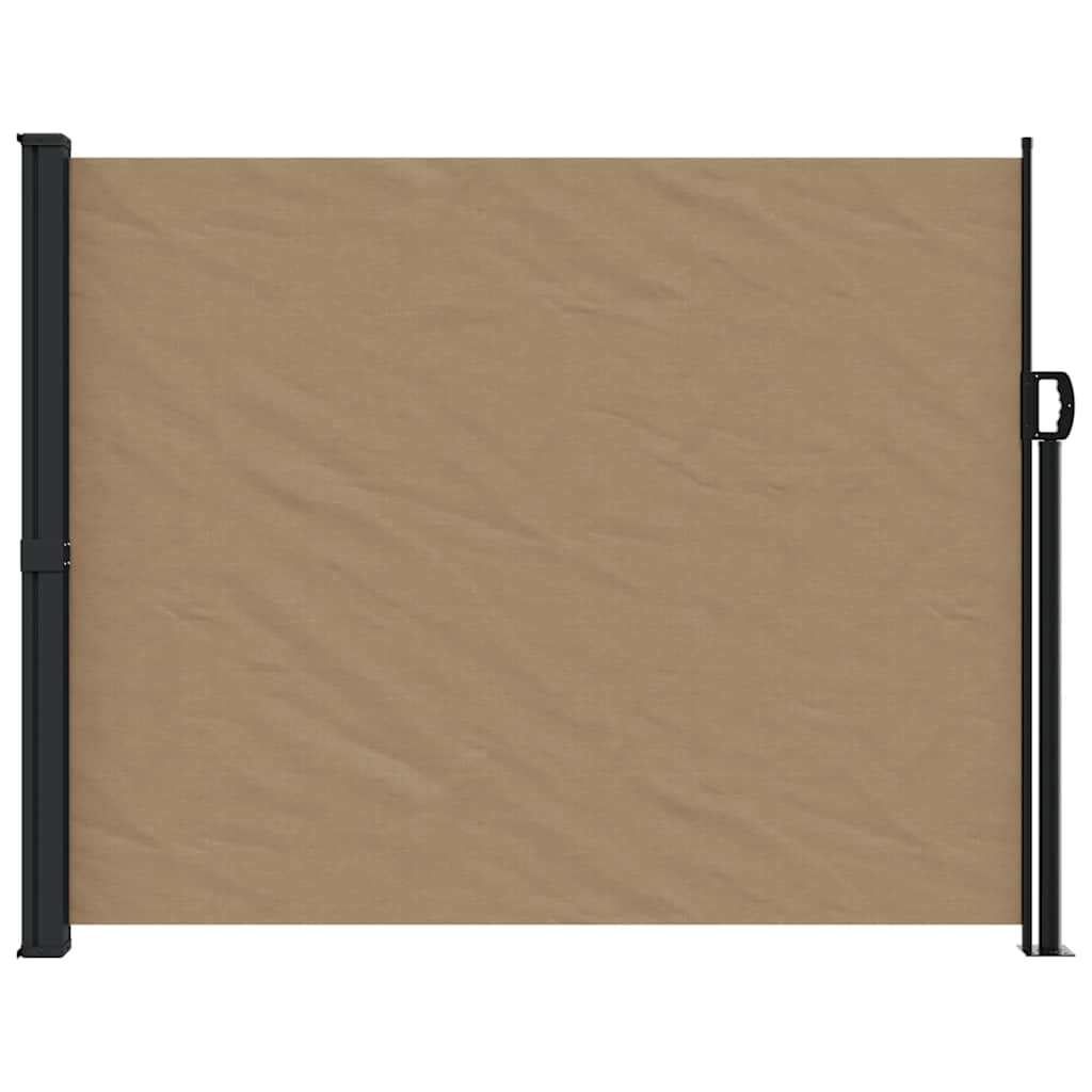 Pare-brise vidaxl extensible 160x300 cm taupe