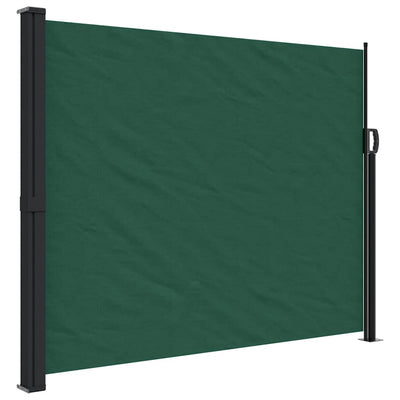 Pare-brise Vidaxl extensible 160x300 cm vert foncé
