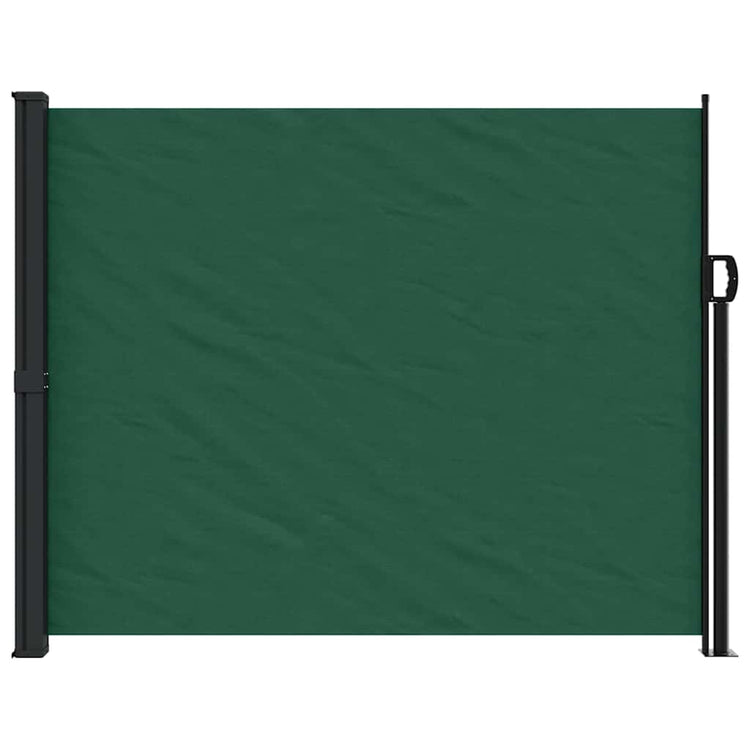 Pare-brise Vidaxl extensible 160x300 cm vert foncé