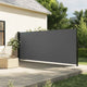 Pare-brise Vidaxl extensible 160x300 cm anthracite -colored