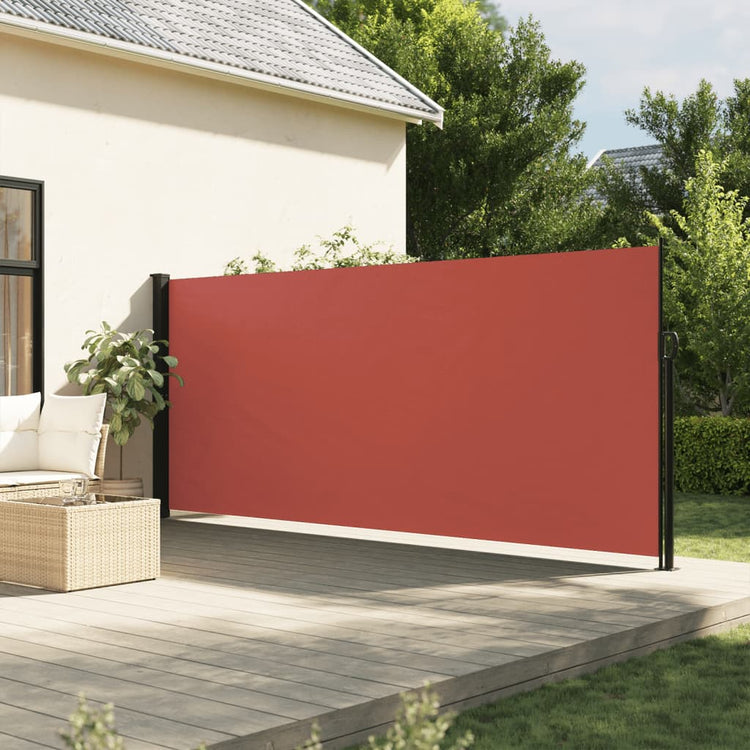Pare-brise vidaxl rétractable 170x300 cm terre casse