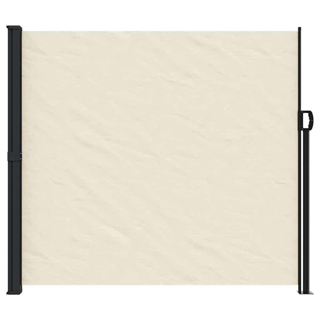 En pare-brise Vidaxl extensible 180x300 cm Crème -Colored